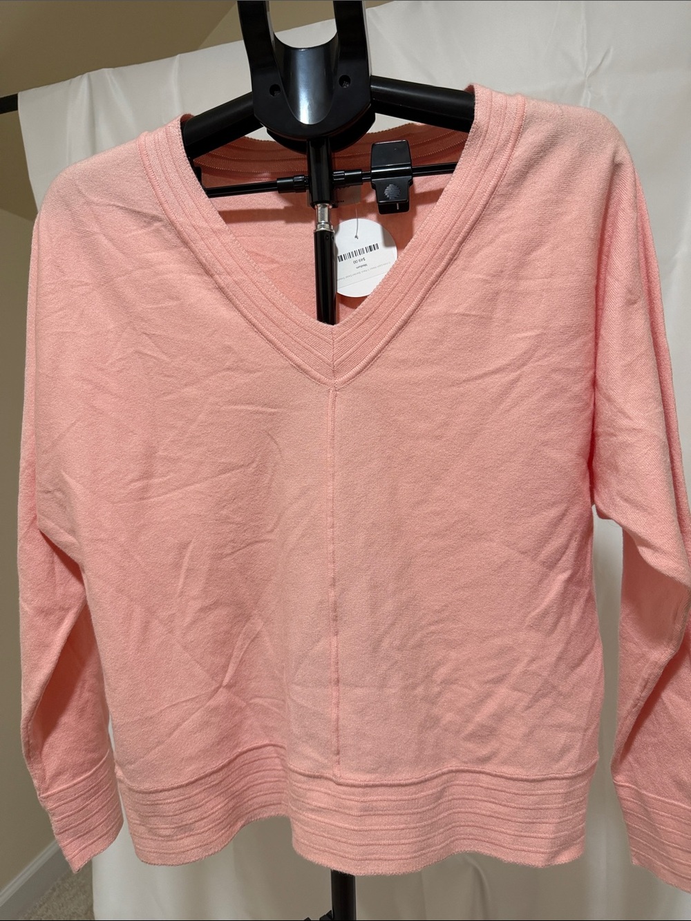 NWT Allie Rose Peach Super Soft Sweater Top